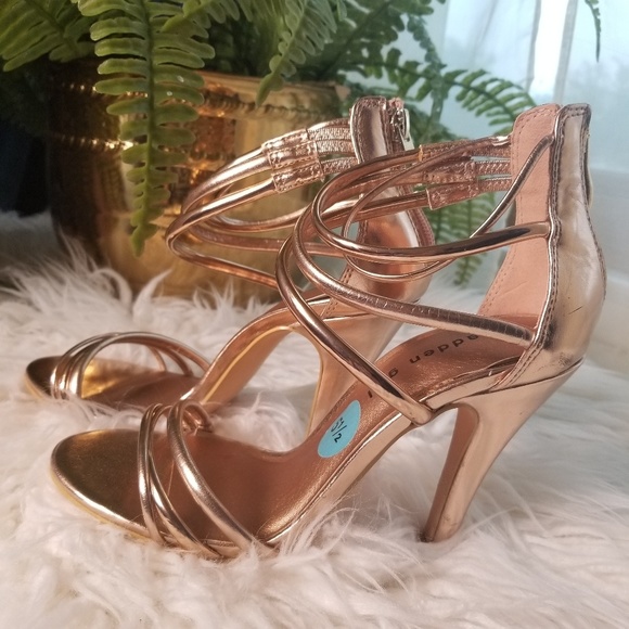 Madden Girl Rose Gold Heels - Picture 2 of 7